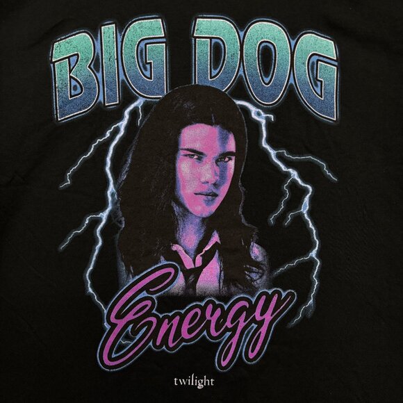 Twilight Jacob Black Big Dog Energy T-shirt size XL - Picture 2 of 4